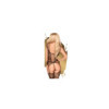 Bodystocking Noir Love bud 